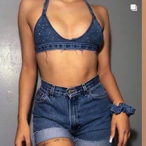 DENIM TWO PIECE SET